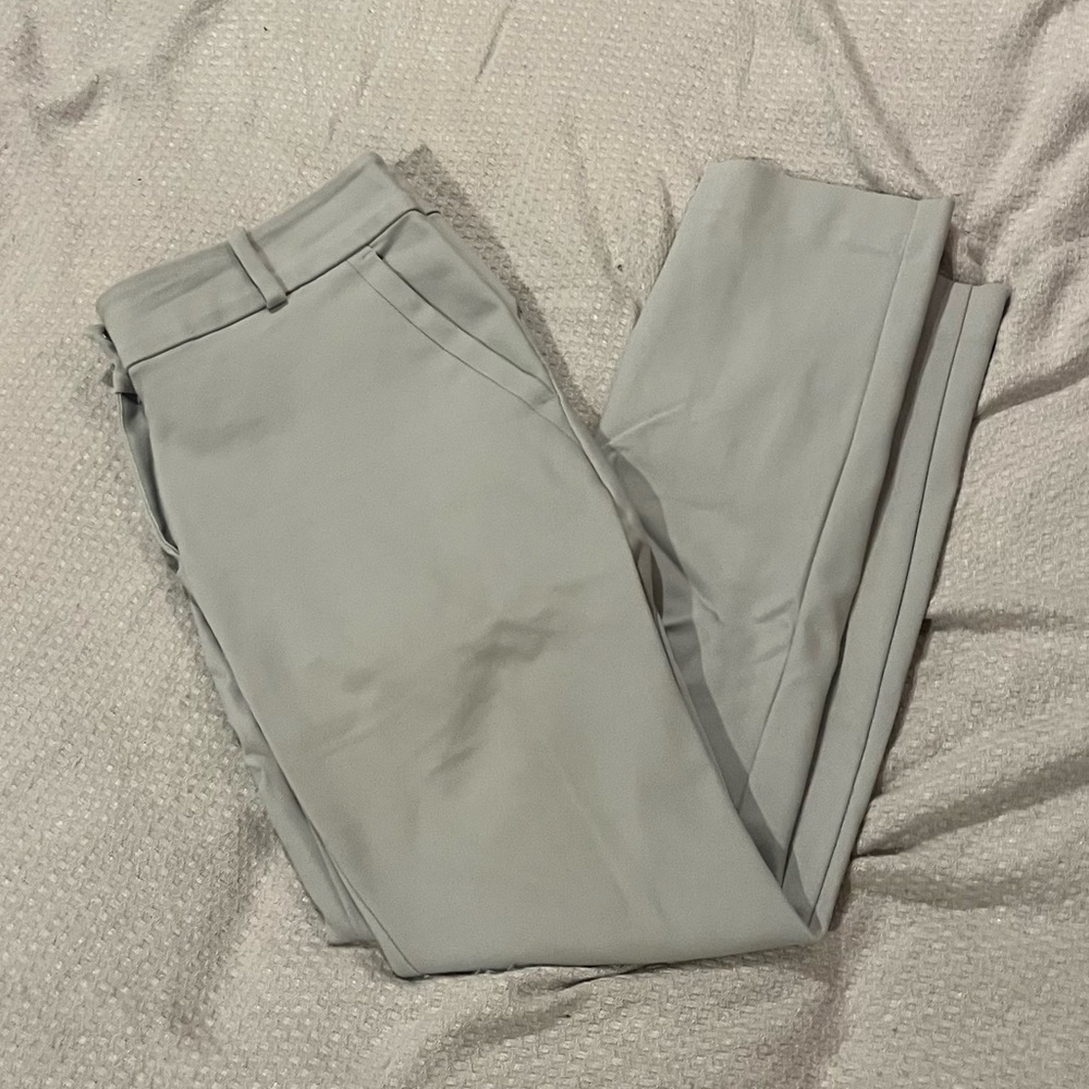Loft outlet petite work trousers! Light pale gray size 4P